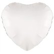 18IN WHITE HEART FOIL BALLOON