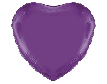 18IN PURPLE HEART FOIL BALLOON