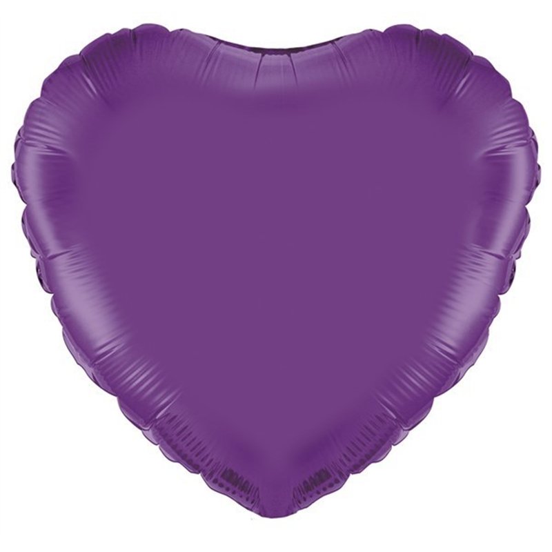 18IN PURPLE HEART FOIL BALLOON