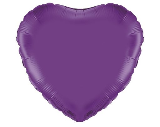 18IN PURPLE HEART FOIL BALLOON