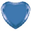 18IN BLUE HEART FOIL BALLOON