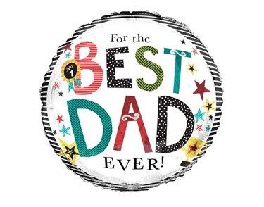 18IN BEST DAD FOIL BALLOON