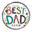 18IN BEST DAD FOIL BALLOON