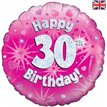 18IN 30TH B/DAY PINK HOLO FOIL