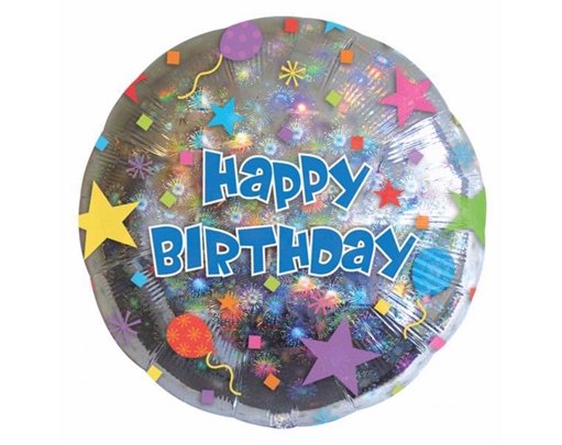 18IN CONFETTI BIRTHDAY FOIL BALLOON