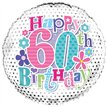 18IN 60TH FEMALE FOIL BALLOON