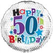 18IN 50TH B/DAY FOIL BALLOON