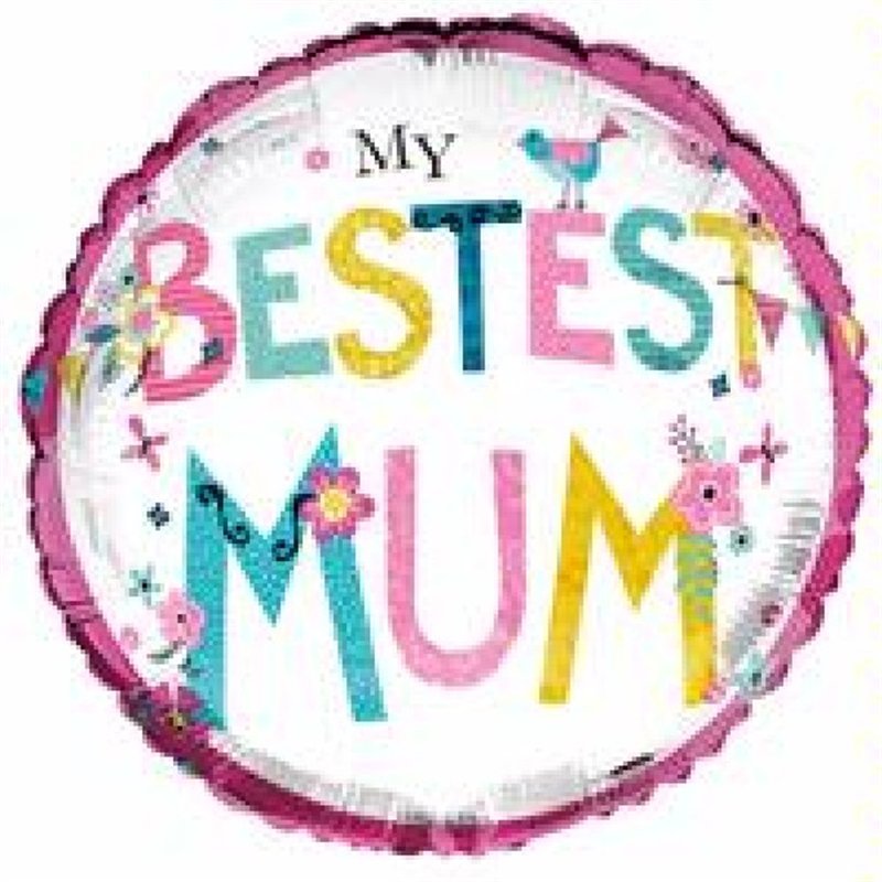 18IN BEST MUM FOIL BALLOON