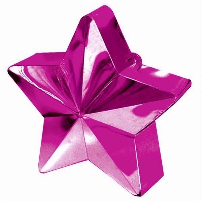 MAGENTA STAR BALLOON WEIGHT