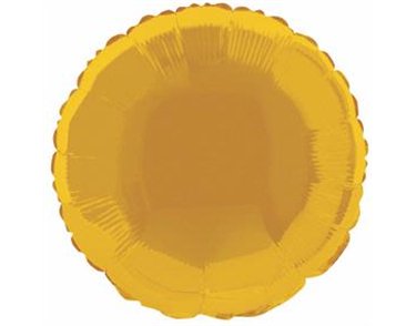 GOLD ROUND 18IN FOIL BALLOON