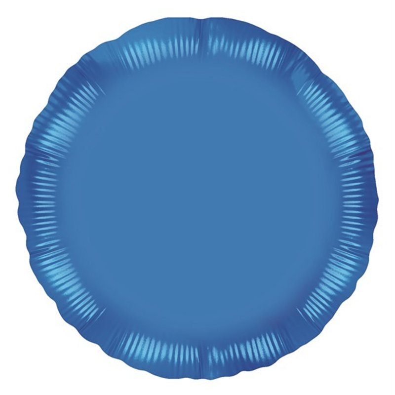18IN BLUE ROUND FOIL BALLOON