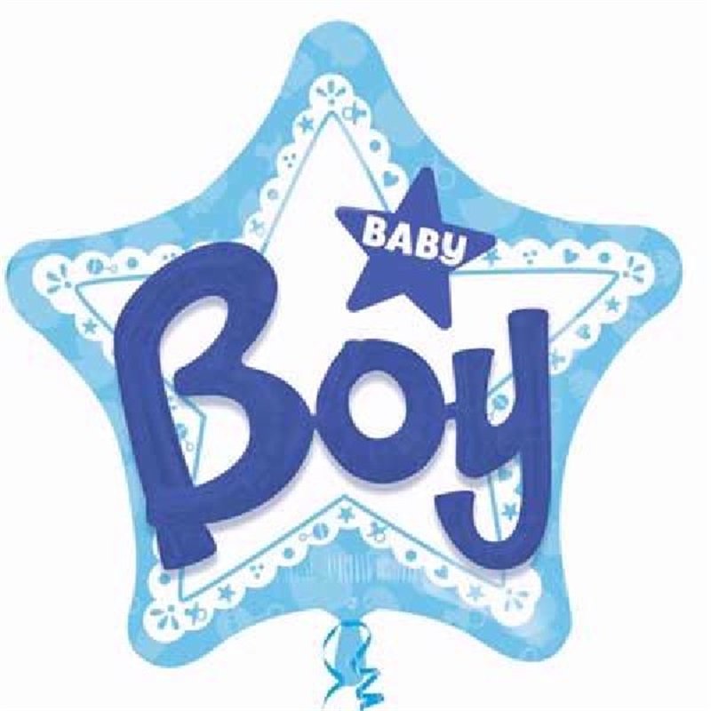32IN BABY BOY FOIL BALLOON