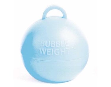 BUBBLE BALLOON WEIGHT BABY BLUE 25S