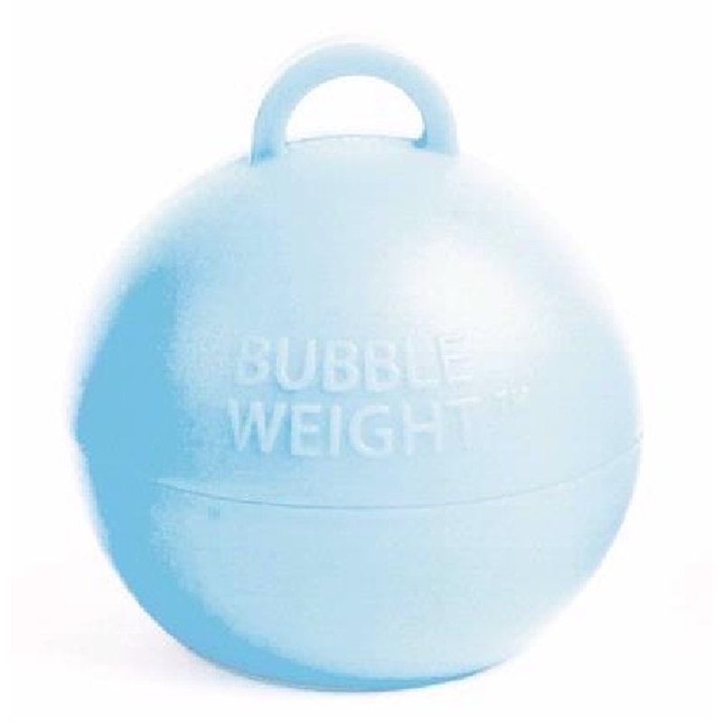 BUBBLE BALLOON WEIGHT BABY BLUE 25S