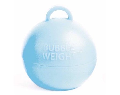 BUBBLE BALLOON WEIGHT BABY BLUE 25S
