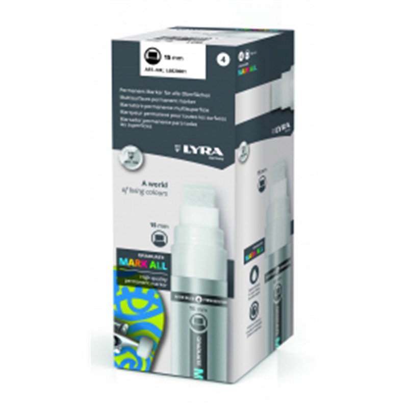PC-17K POSCA CHISEL BROAD WHITE