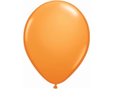 25PK 11in STANDARD ORANGE QUALATEX