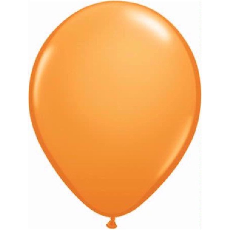 25PK 11in STANDARD ORANGE QUALATEX