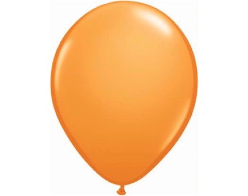 25PK 11in STANDARD ORANGE QUALATEX