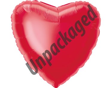 18in RED HEART FOIL BALLOON  12S