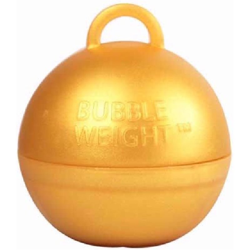 BUBBLE BALLOON WEIGHT GOLD 25S