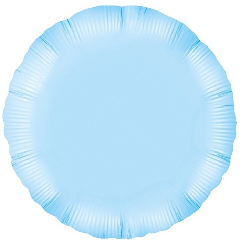 18IN LT. BLUE ROUND FOIL BALLOON
