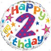18IN AGE 2 UNISEX FOIL BALLOON