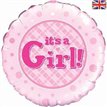 18IN ITS A GIRL FOIL BALLOON