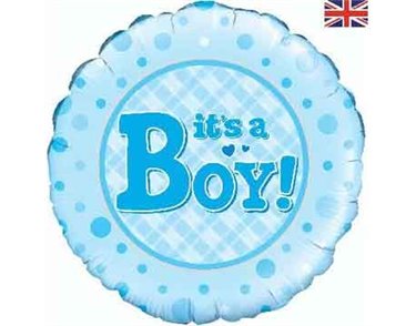 18IN ITS A BOY FOIL BALLOON