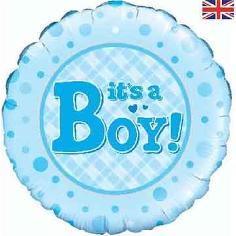18IN ITS A BOY FOIL BALLOON
