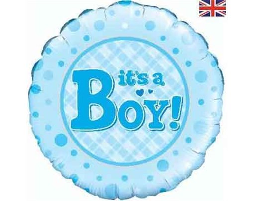 18IN ITS A BOY FOIL BALLOON