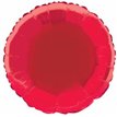 RED ROUND 18IN FOIL BALLOON