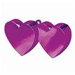 MAGENTA DOUBLE HEART BALLOON WEIGHT