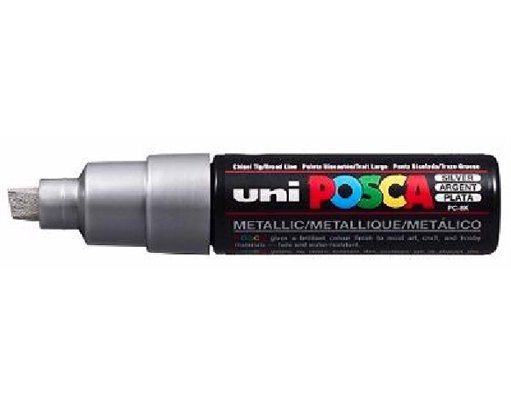 PC-8K POSCA CHISEL SILVER