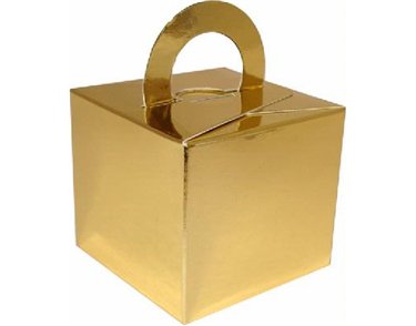 GOLD METALLIC BALLOON WEIGHT BOX 10S