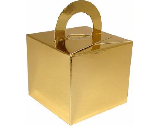 GOLD METALLIC BALLOON WEIGHT BOX 10S