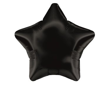 19IN BLACK STAR FOIL BALLOON