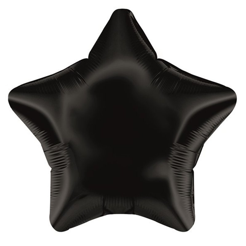 19IN BLACK STAR FOIL BALLOON
