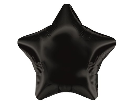 19IN BLACK STAR FOIL BALLOON