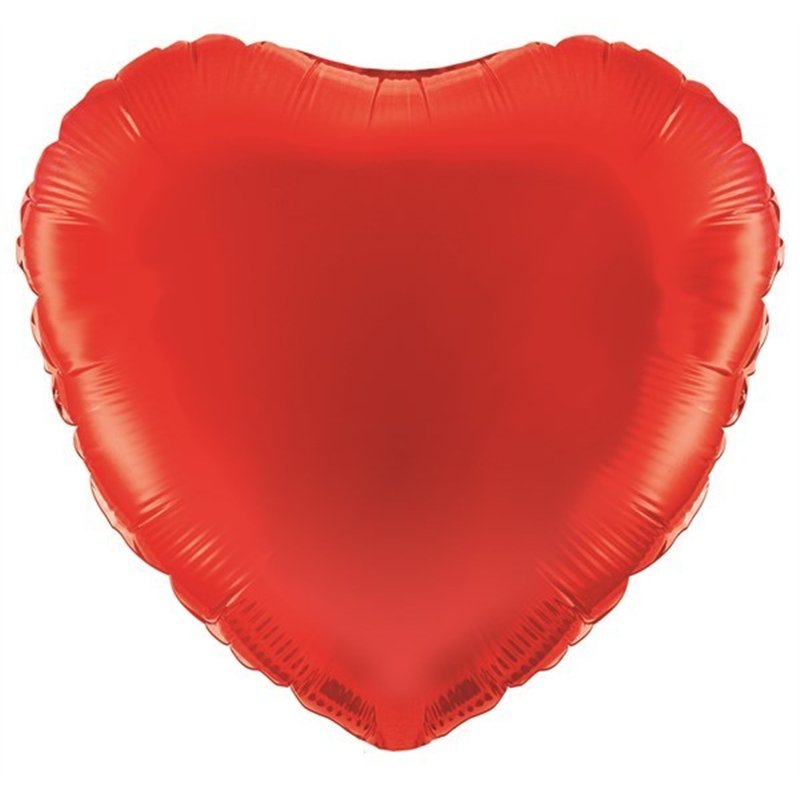 18IN RED HEART FOIL BALLOON