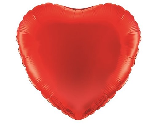 18IN RED HEART FOIL BALLOON