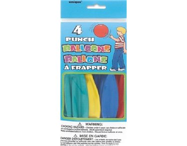 (4) PUNCH BALLOONS