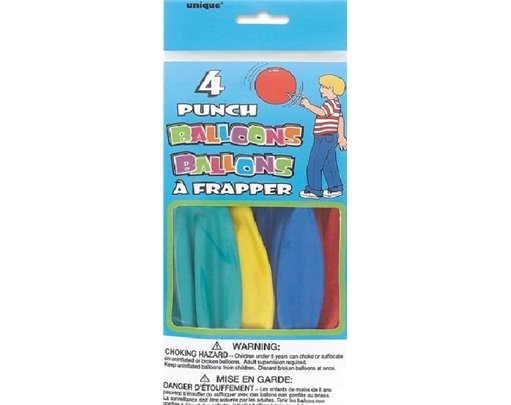 (4) PUNCH BALLOONS