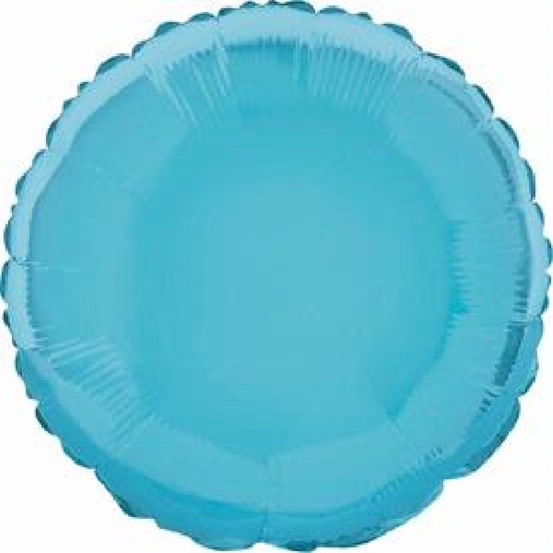 BABY BLUE ROUND 18IN FOIL BALLOON