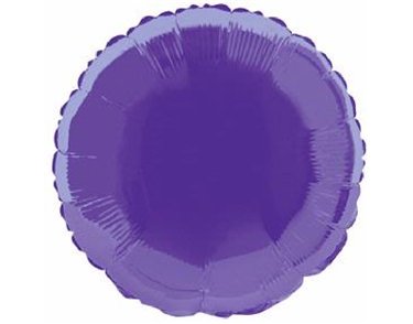 DEEP PURPLE ROUND 18IN FOIL BALLOON