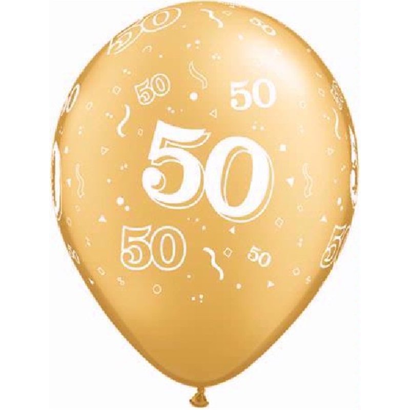 (25) 11IN 50TH ANNIVERSARY QUALATEX