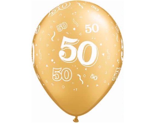(25) 11IN 50TH ANNIVERSARY QUALATEX