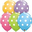 (50) 11in SPECIAL ASST BIG POLKA DOTS QUALATEX