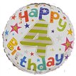 18IN AGE 4 UNISEX FOIL BALLOON