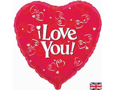 18IN I LOVE YOU FOIL BALLOON